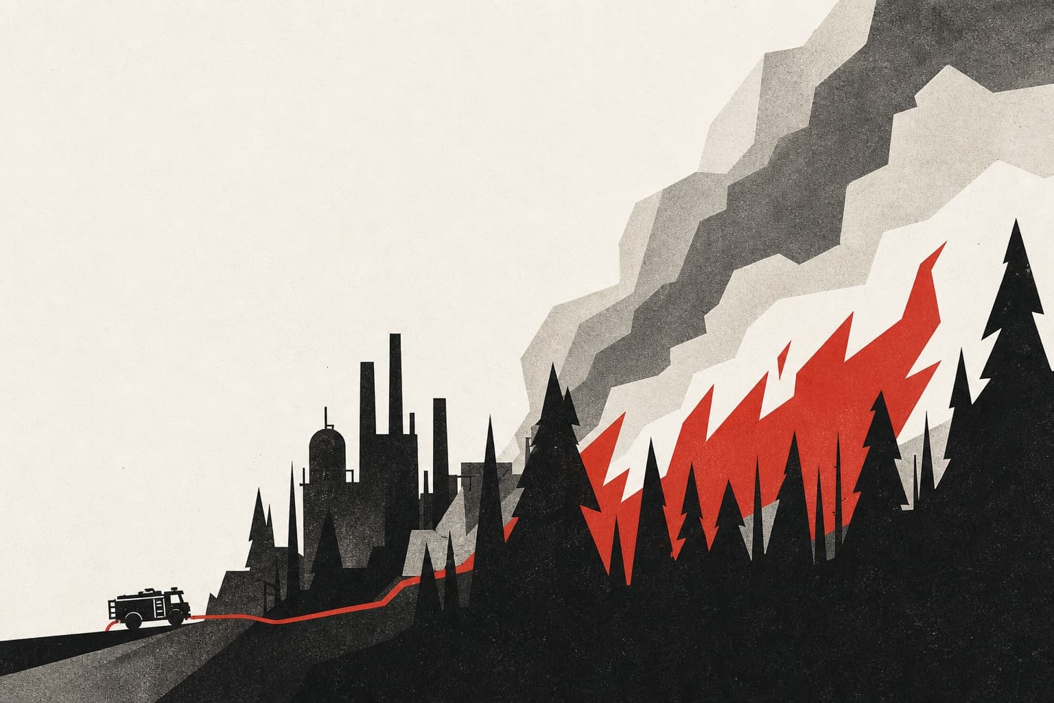 그리스 산불 진화 헬기 공중충돌, 그리스인·덴마크인 탑승자 사망 — 뉴스메시스 편집 일러스트